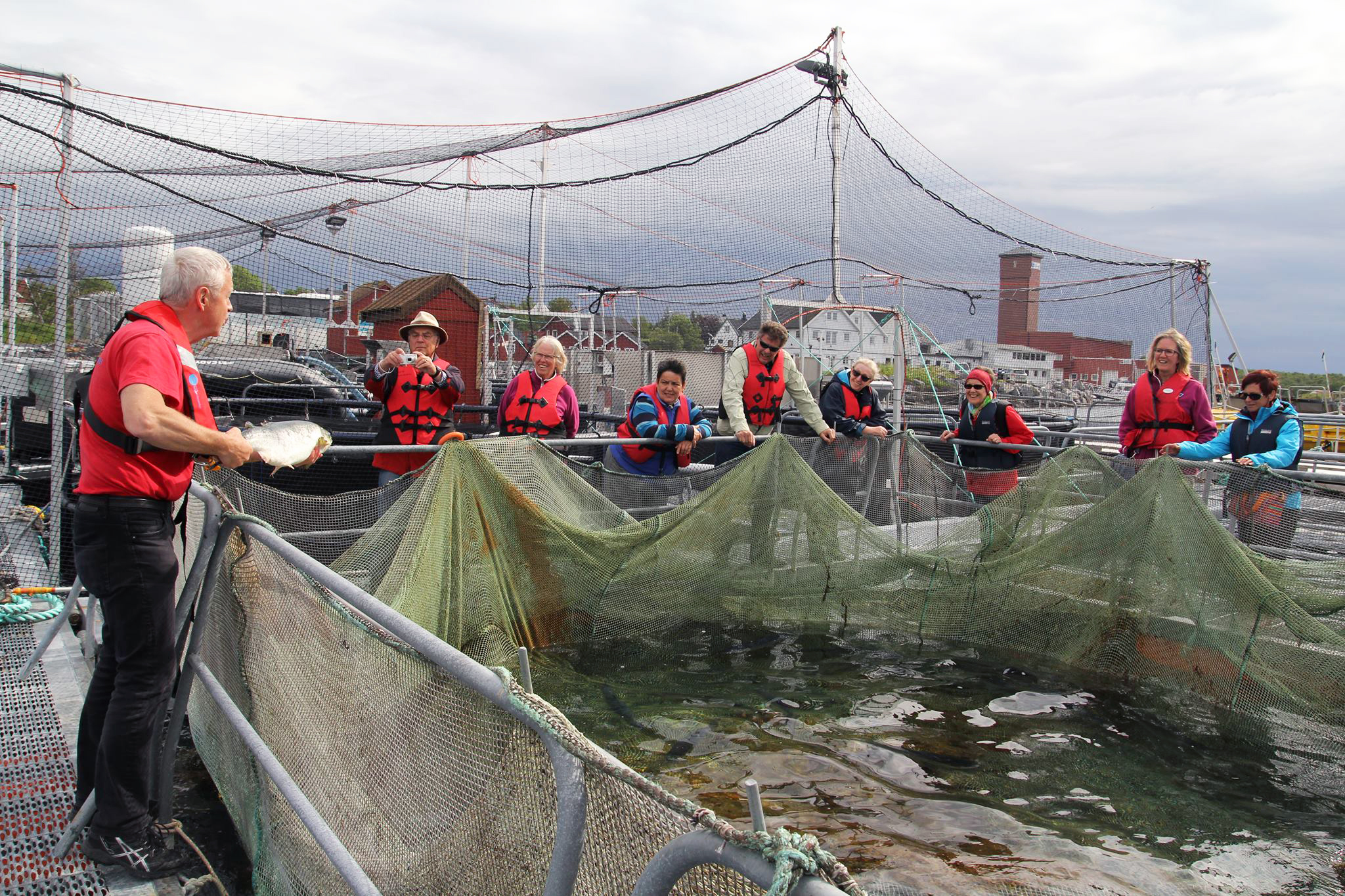 Norsk havbrukssenter har omvisninger hele året.