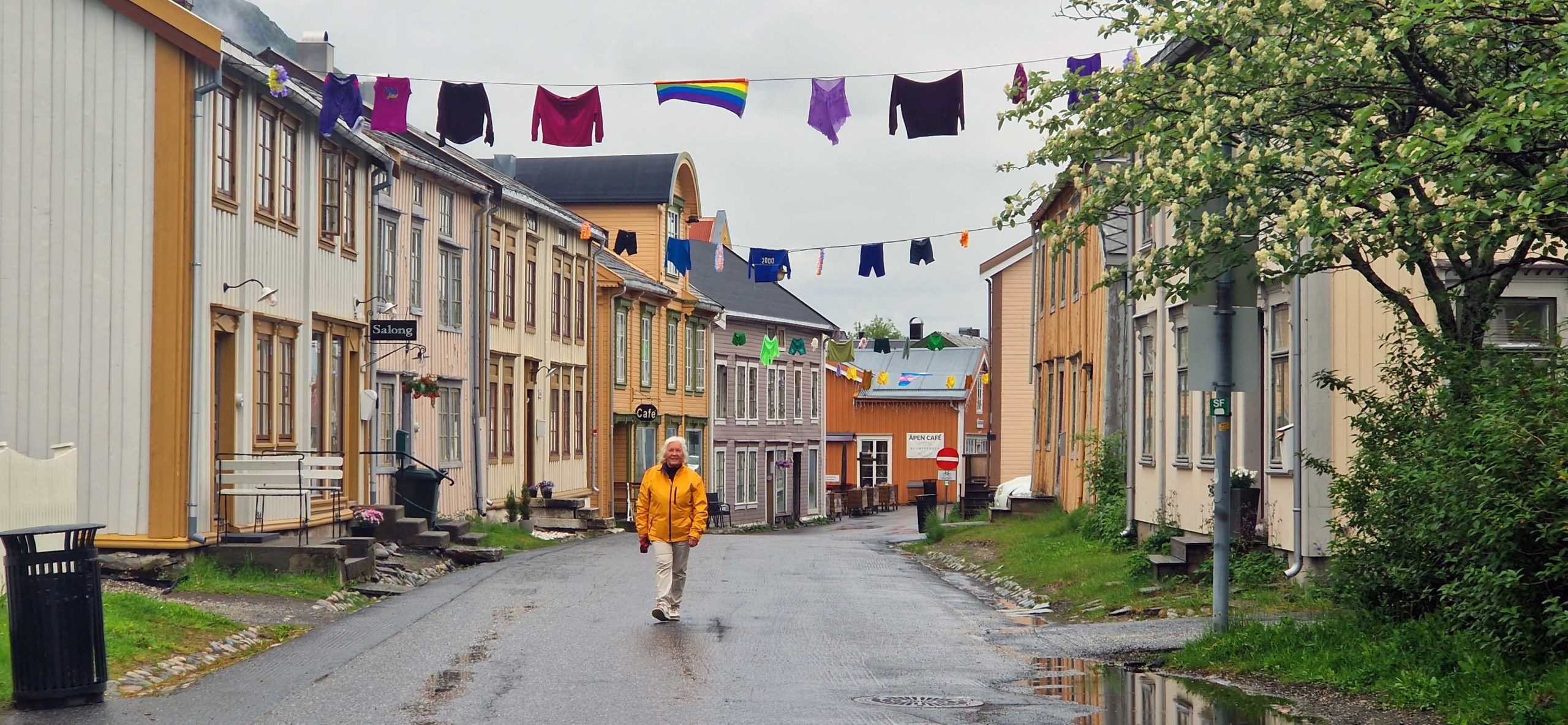 Sjøgata i Mosjøen. Foto Olav Breen